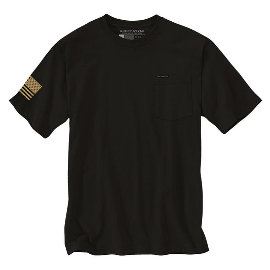 Grunt Style Basic Heavyweight Pocket T-Shirt - Black