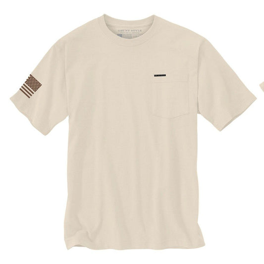 Grunt Style Basic Heavyweight Pocket T-Shirt - Sand