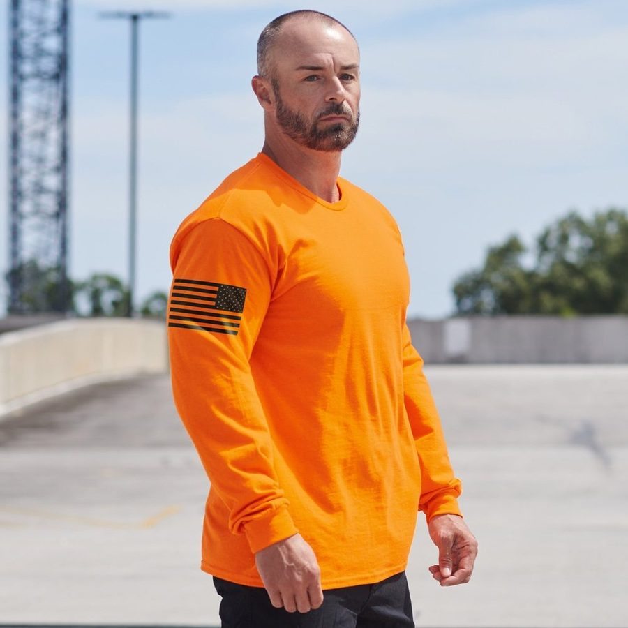 Grunt Style Basic Long Sleeve - Safety Orange