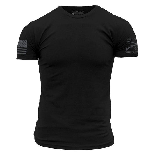 Grunt Style Basic T-Shirt Ghost Gray - Black
