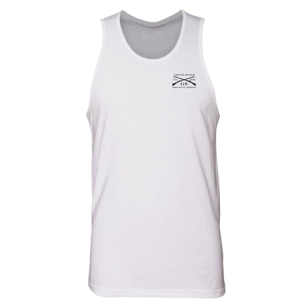 Grunt Style Basic Men's Tank - White