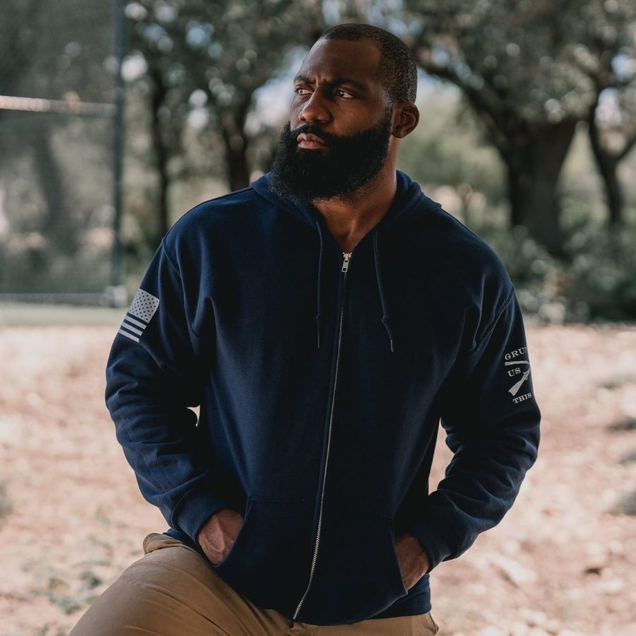 Grunt Style Grunt Style Basic Full-Zip Hoodie - Navy