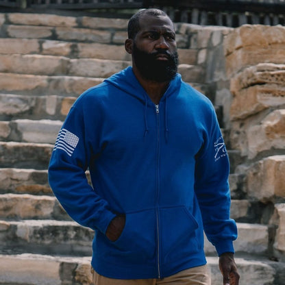 Grunt Style Basic Full-Zip Hoodie - Royal