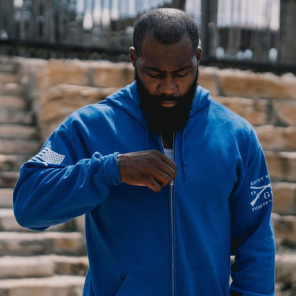 Grunt Style Basic Full-Zip Hoodie - Royal