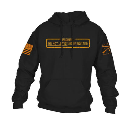 Grunt Style Needs Supervision Hoodie - Black