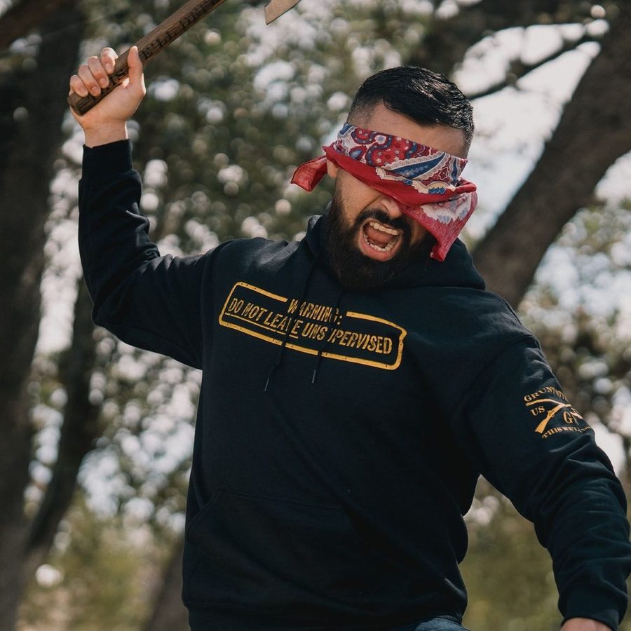 Grunt Style Needs Supervision Hoodie - Black