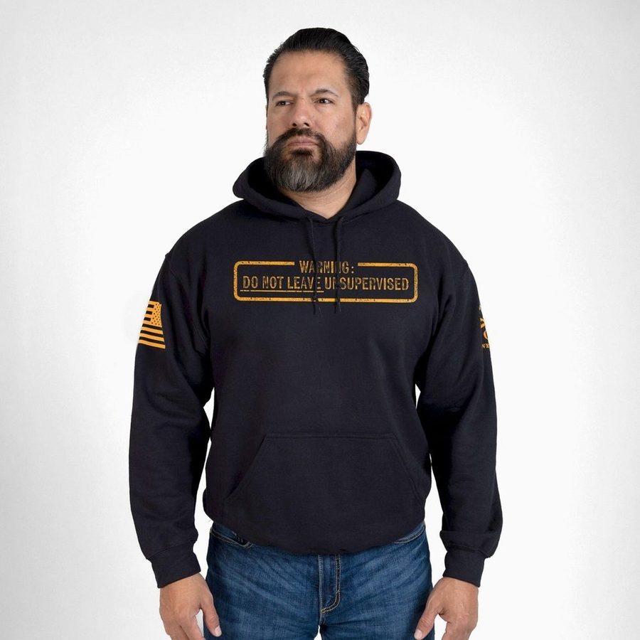 Grunt Style Needs Supervision Hoodie - Black