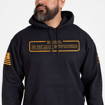 Grunt Style Needs Supervision Hoodie - Black