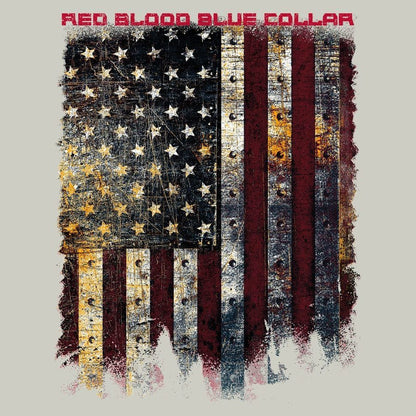 Grunt Style Red Blood Blue Collar™ Long Sleeve - Sand