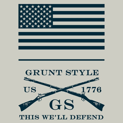 Grunt Style Red Blood Blue Collar™ Long Sleeve - Sand