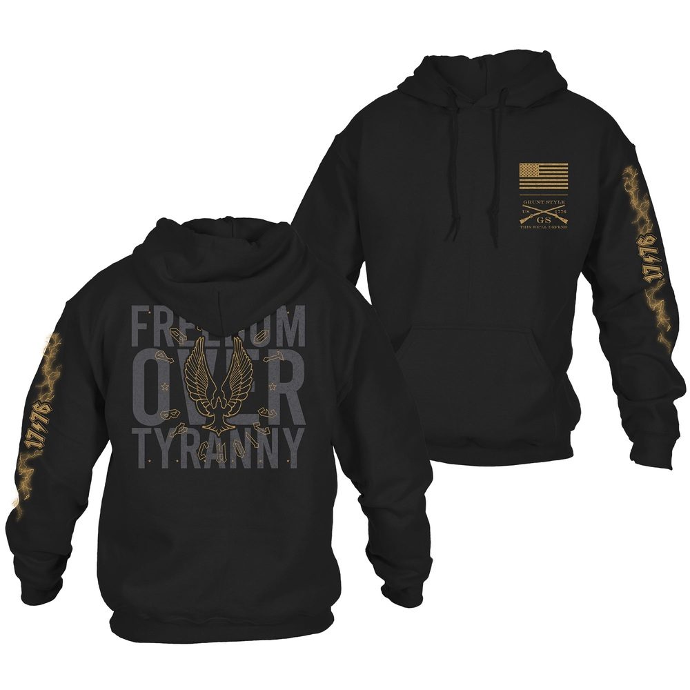 Grunt Style Freedom Over Tyranny Hoodie - Black