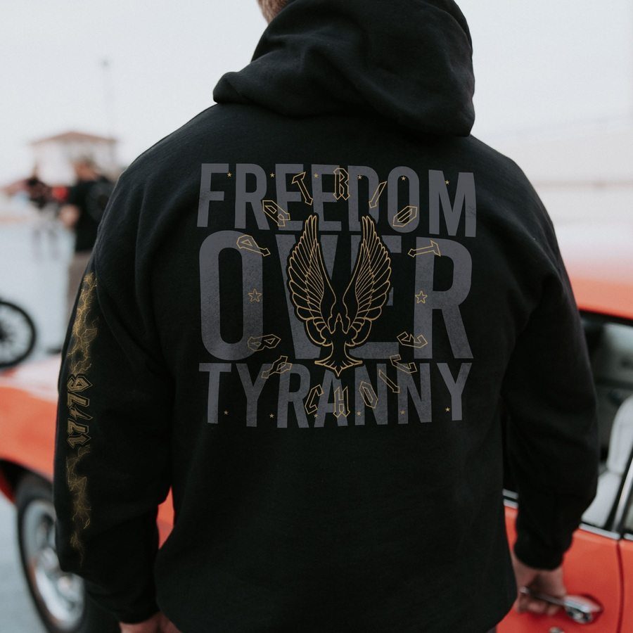 Grunt Style Freedom Over Tyranny Hoodie - Black