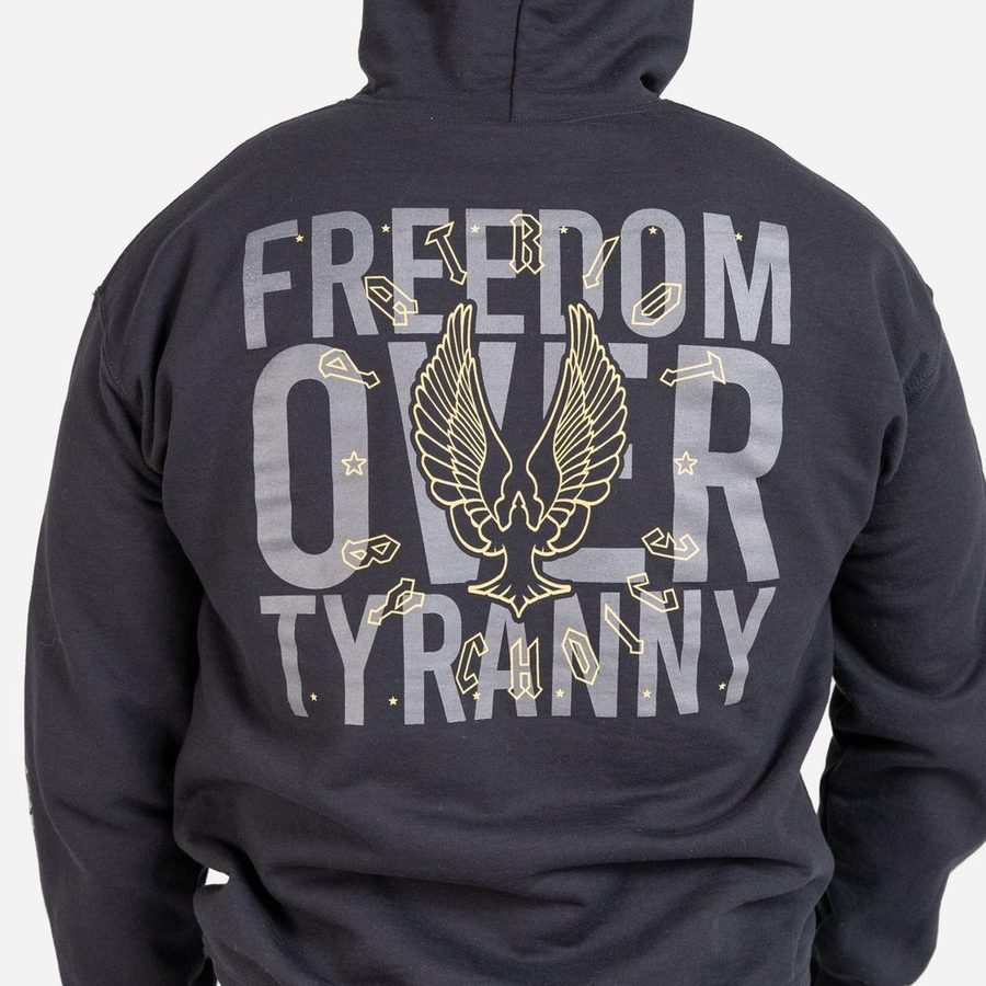 Grunt Style Freedom Over Tyranny Hoodie - Black
