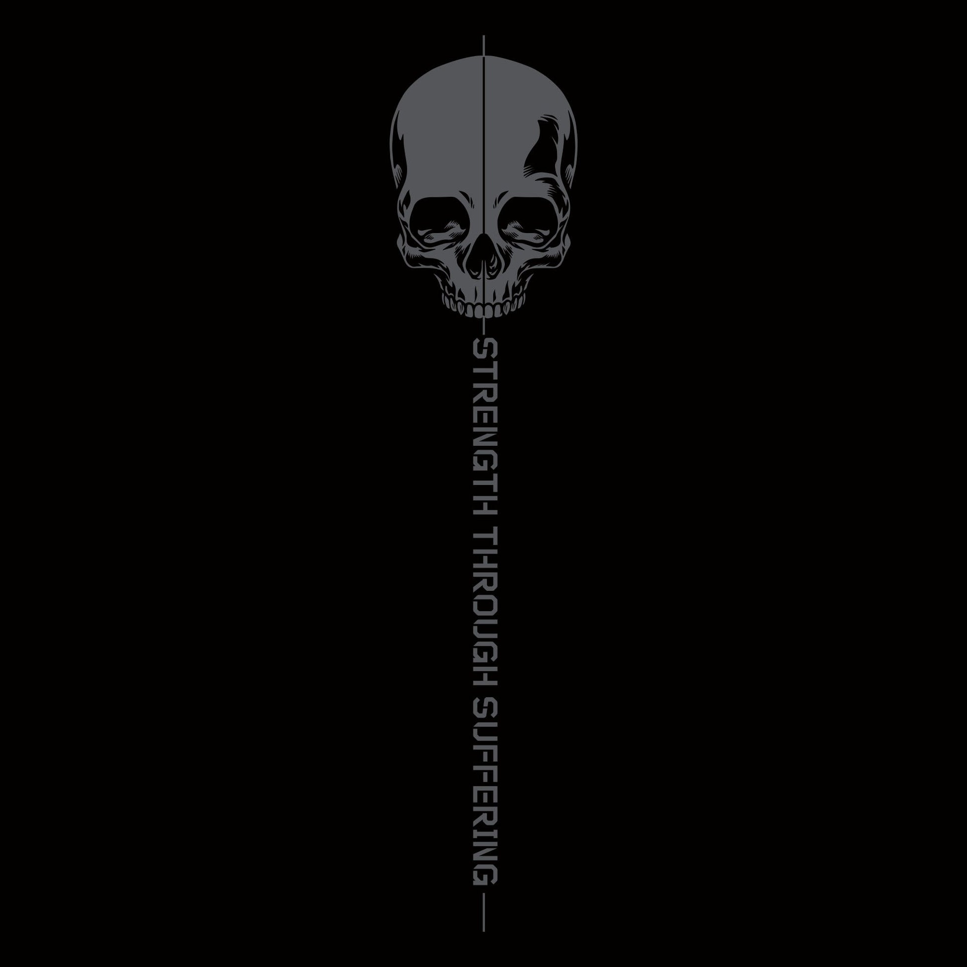 Grunt Style Strength Through Suffering Full-Zip Hoodie - Black
