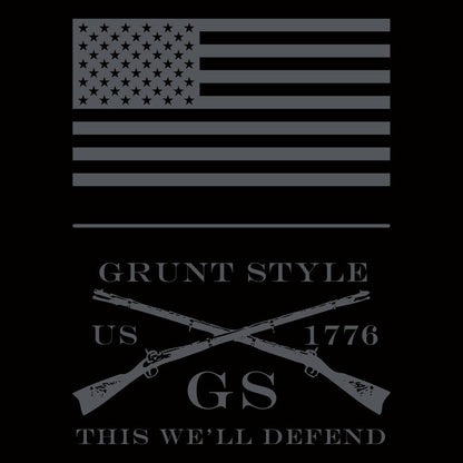 Grunt Style Strength Through Suffering Full-Zip Hoodie - Black