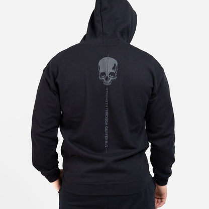 Grunt Style Strength Through Suffering Full-Zip Hoodie - Black