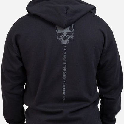 Grunt Style Strength Through Suffering Full-Zip Hoodie - Black