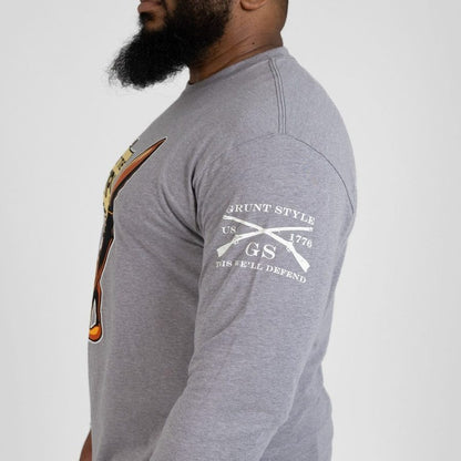 Grunt Style Just The Tip Long Sleeve - Dark Heather Gray