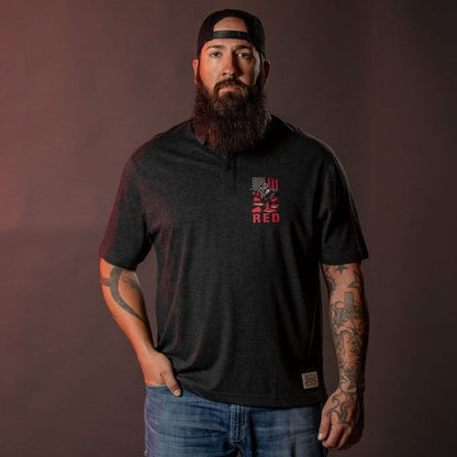 Grunt Style RED Friday Cruiser Polo - Heather Black