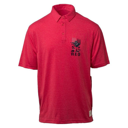Grunt Style RED Friday Cruiser Polo - Heather Red