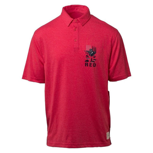 Grunt Style RED Friday Cruiser Polo - Heather Red