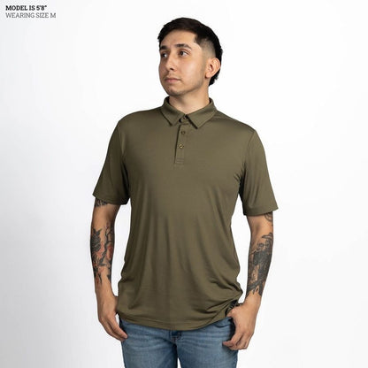 Grunt Style Men's Polo - Military Green