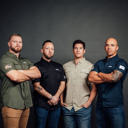 Grunt Style Men's Garage Button Down - Navy
