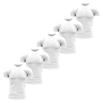 Grunt Style Basic T-Shirts - White - 5 Pack