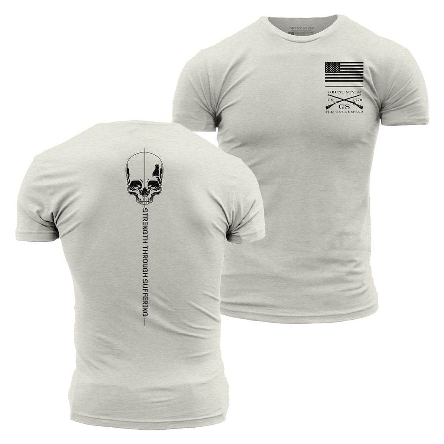 Grunt Style Strength Through Suffering T-Shirt - Sand