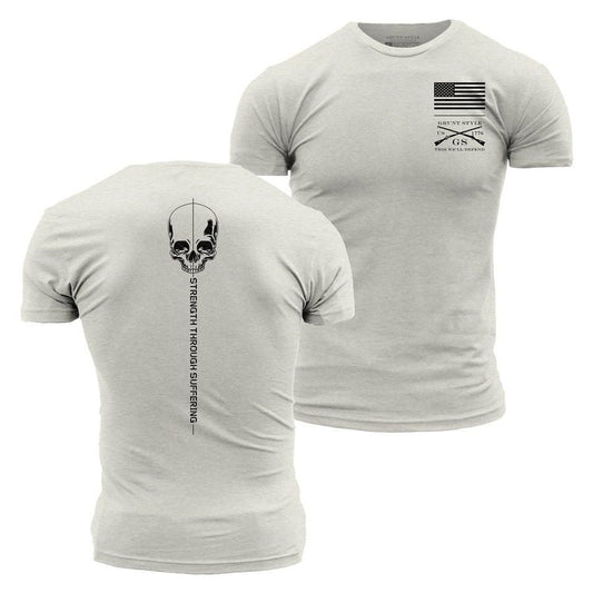 Grunt Style Strength Through Suffering T-Shirt - Sand