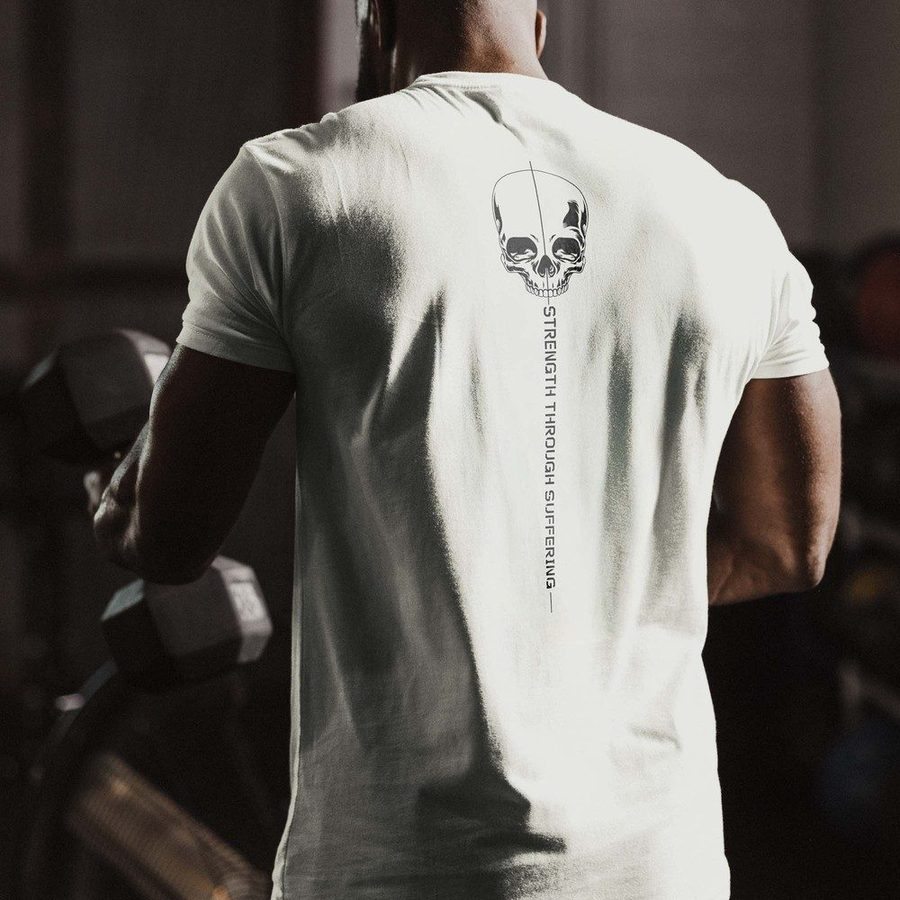 Grunt Style Strength Through Suffering T-Shirt - Sand