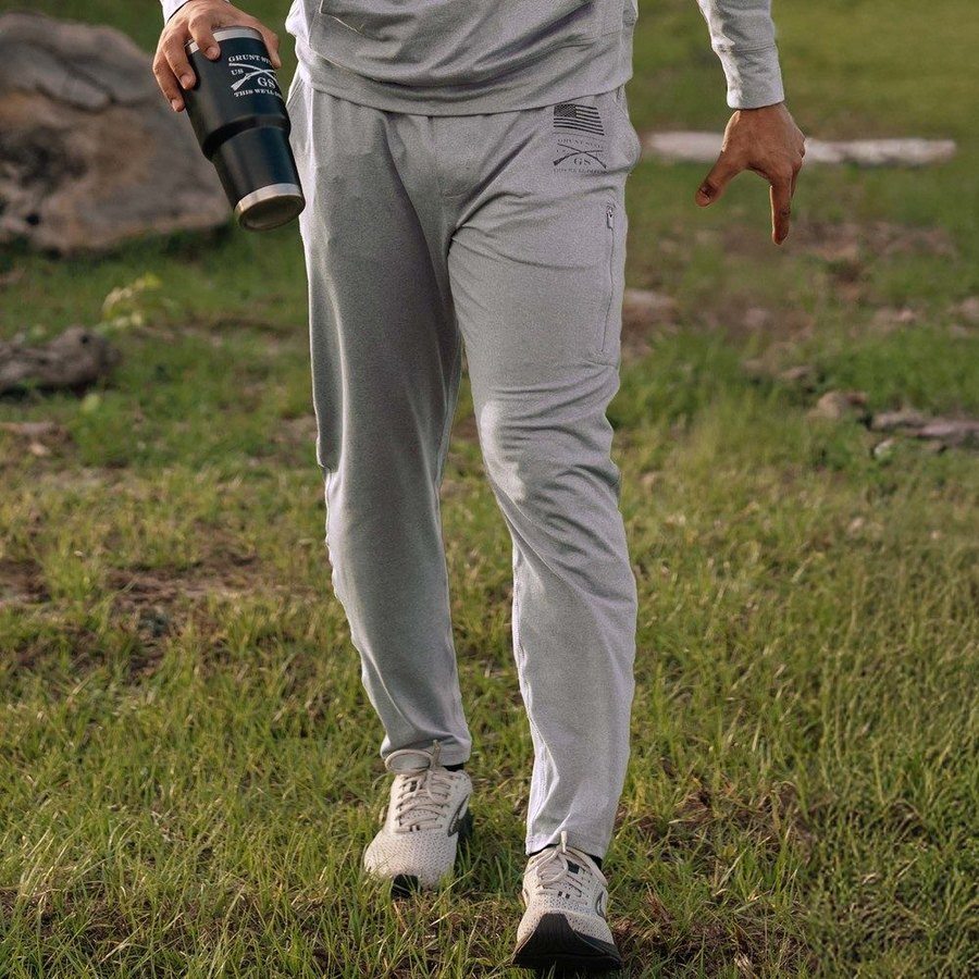 Grunt Style Men's All-Day Jogger - Heather Arctic Gray