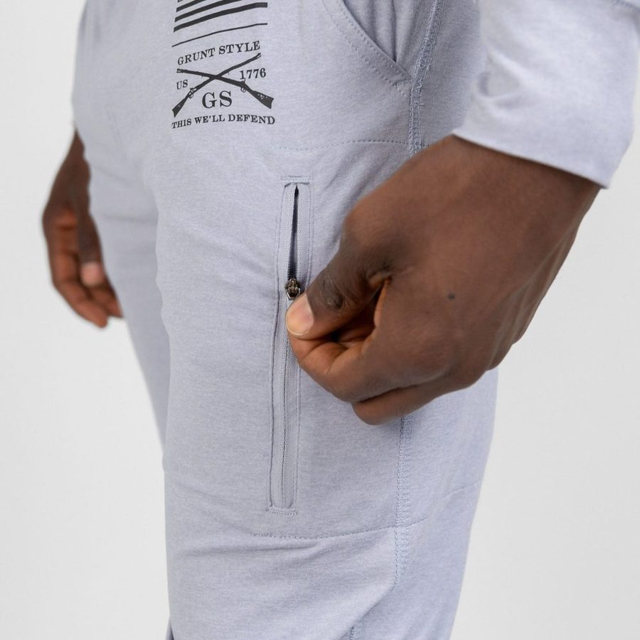 Grunt Style Men's All-Day Jogger - Heather Arctic Gray
