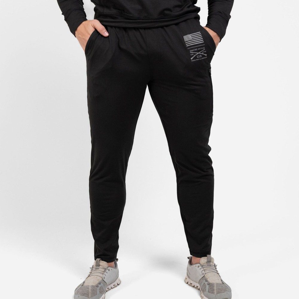 Grunt Style Men's All-Day Jogger - Heather Black