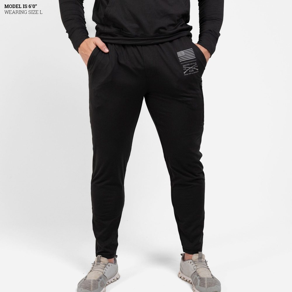 Grunt Style Men's All-Day Jogger - Heather Black