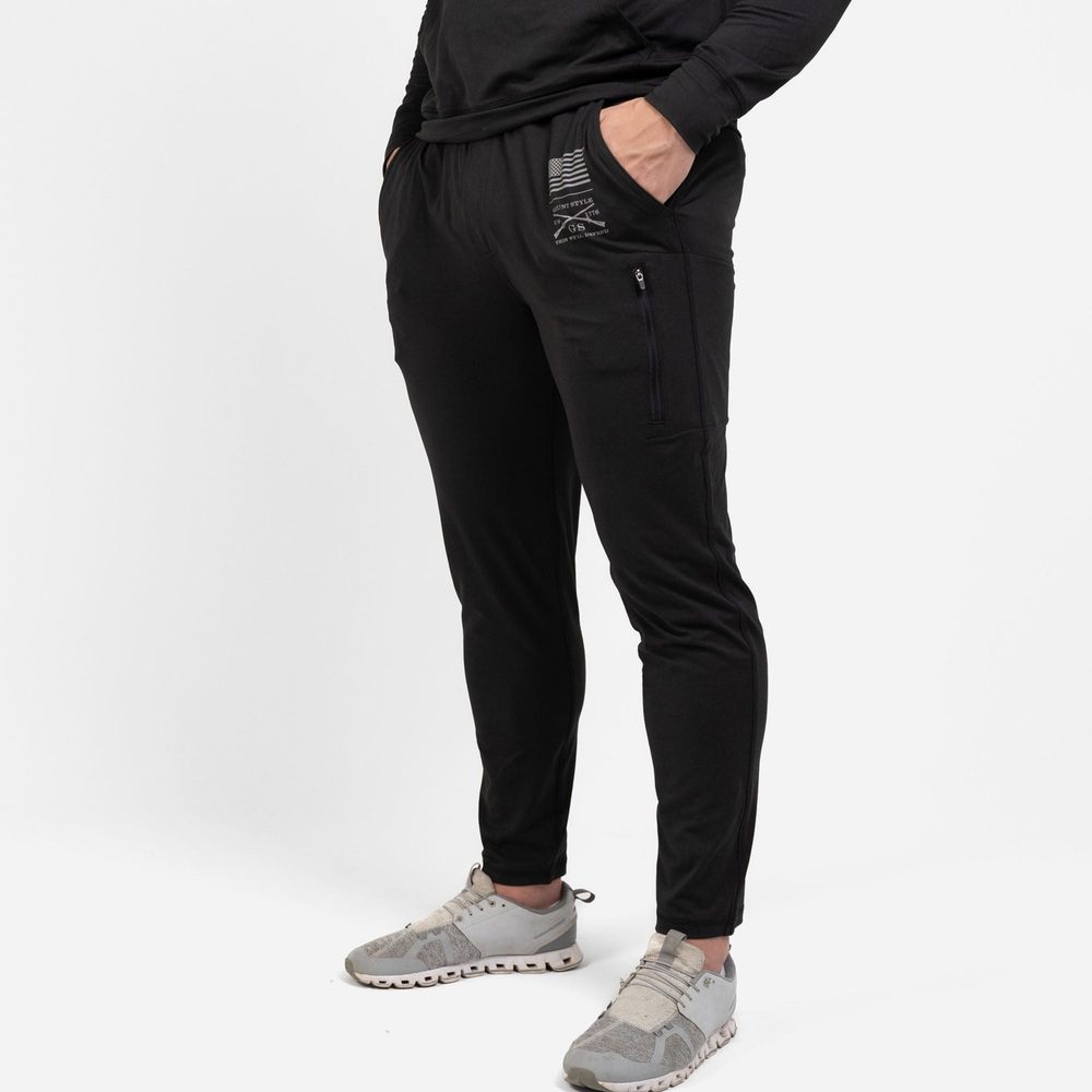 Grunt Style Men's All-Day Jogger - Heather Black