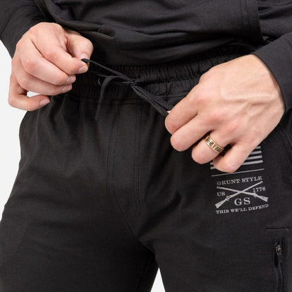 Grunt Style Men's All-Day Jogger - Heather Black