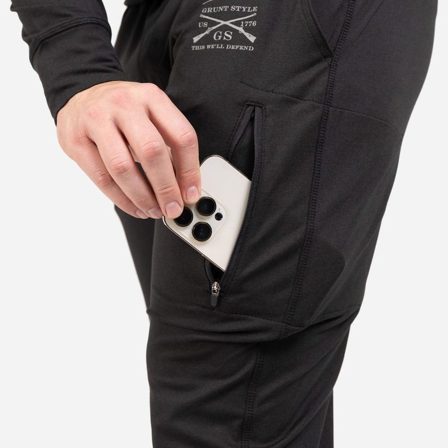 Grunt Style Men's All-Day Jogger - Heather Black