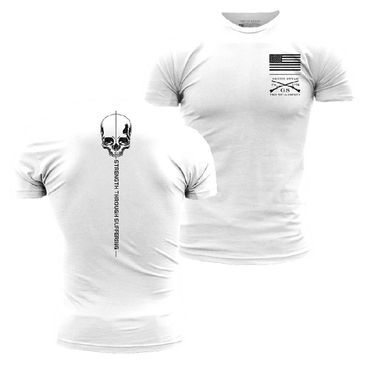 Grunt Style Strength Through Suffering T-Shirt - White