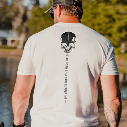 Grunt Style Strength Through Suffering T-Shirt - White