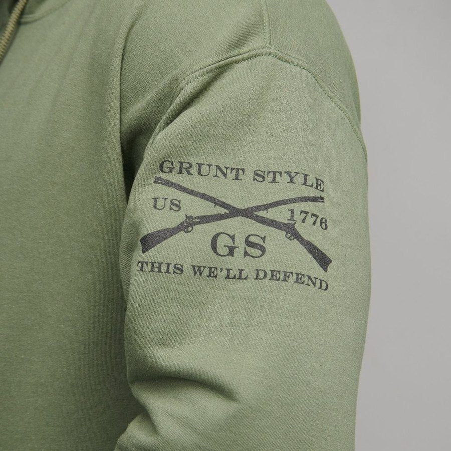 Grunt Style Basic Hoodie - Military Green