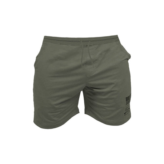 Grunt Style Men's All-Day Short - Heather Military Green