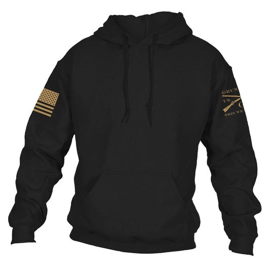 Grunt Style Basic Hoodie - Black