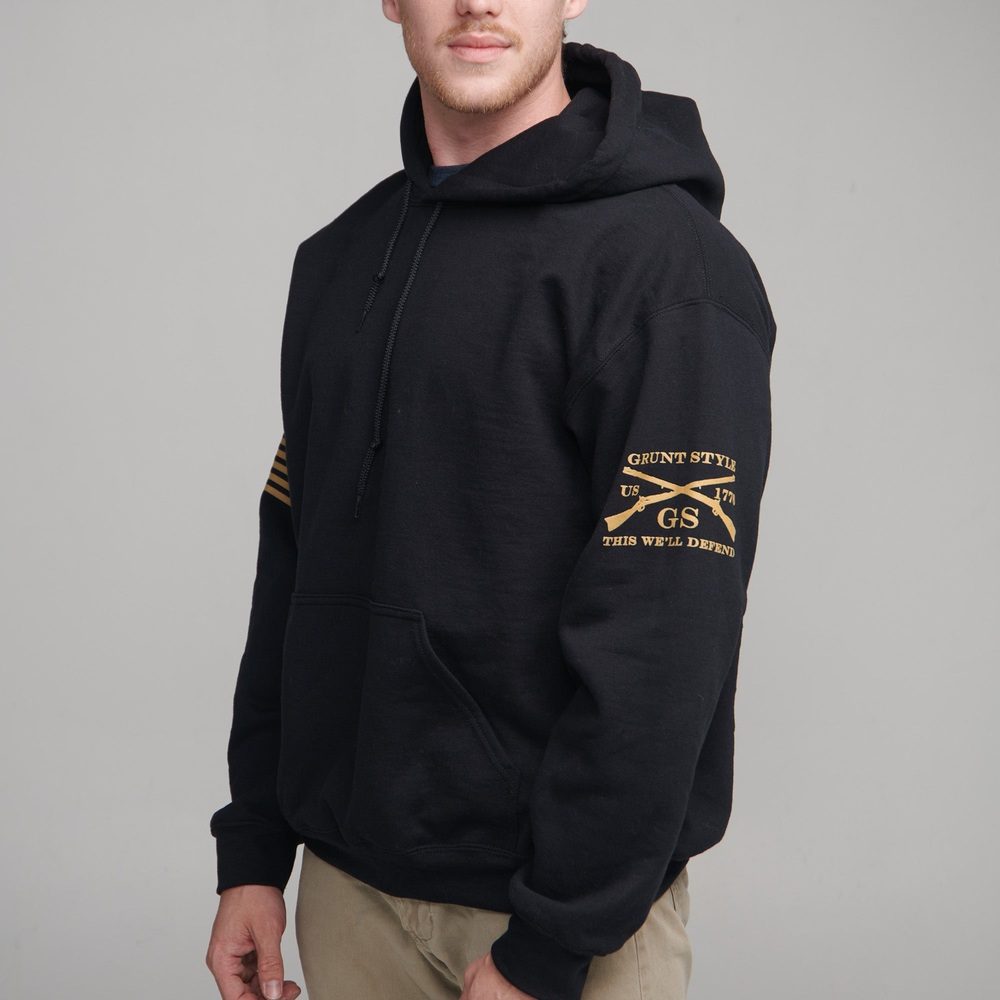 Grunt Style Basic Hoodie - Black