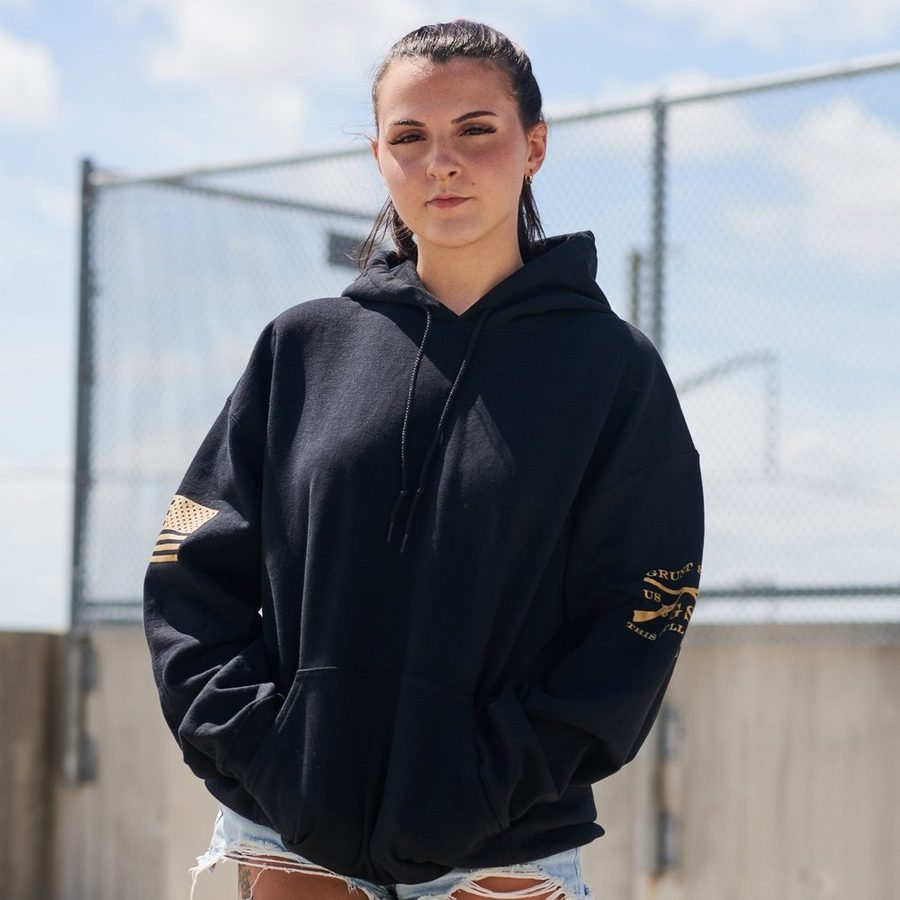 Grunt Style Basic Hoodie - Black