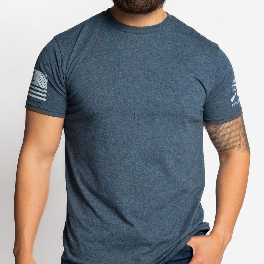Grunt Style Navy Basic Crew T-Shirt - Patriotic Clothing