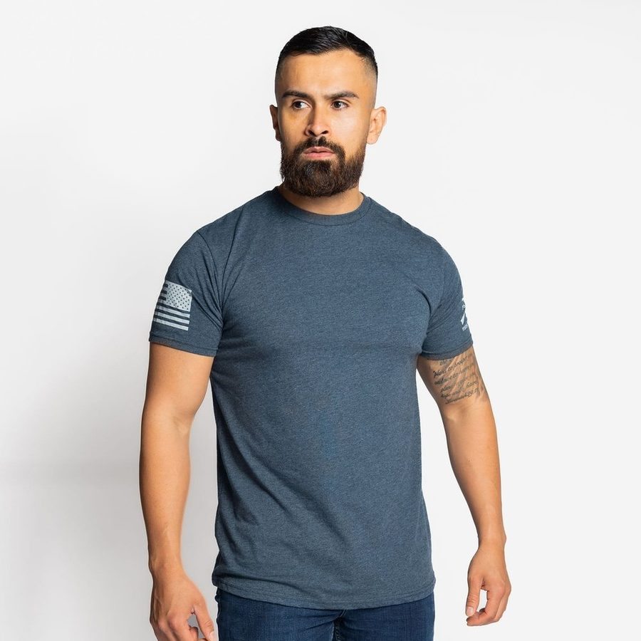 Grunt Style Navy Basic Crew T-Shirt - Patriotic Clothing