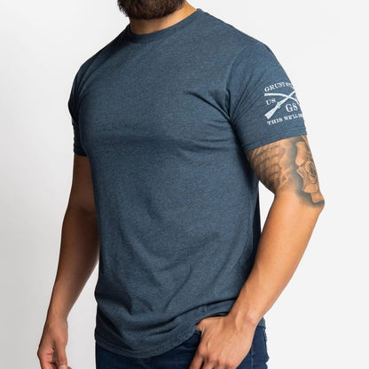 Grunt Style Navy Basic Crew T-Shirt - Patriotic Clothing