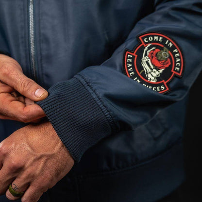 Grunt Style Men's Classified Bomber Jacket - Navy