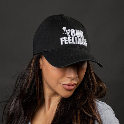 Grunt Style F*ck Your Feelings Dad Hat - Black